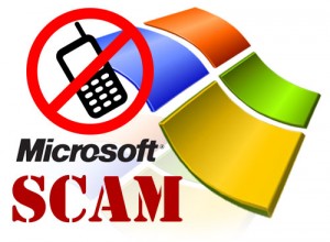 Fake Microsoft phone scam