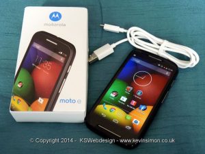 Motorola moto e mobile phone