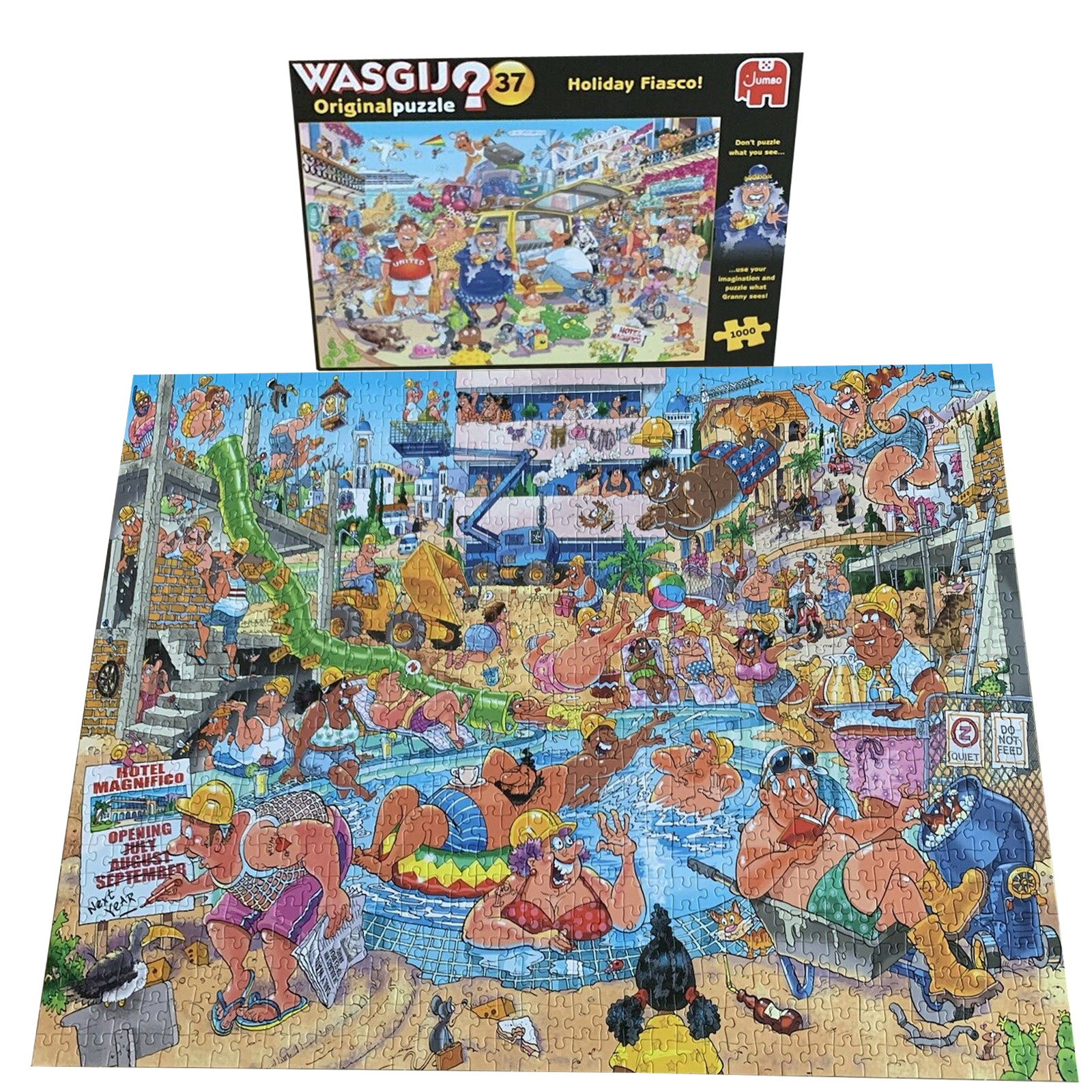 NEW Wasgij Original 37 Holiday Fiasco 1000 piece Jigsaw Puzzle